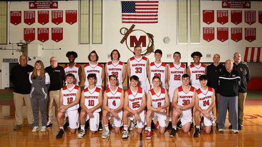 21-22 Varsity boys basketball team