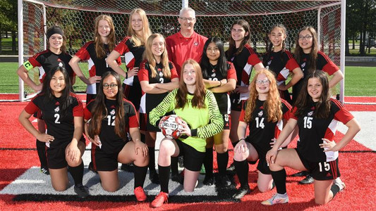 21-22 girls JV soccer team