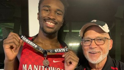 Marlon Stewart and coach