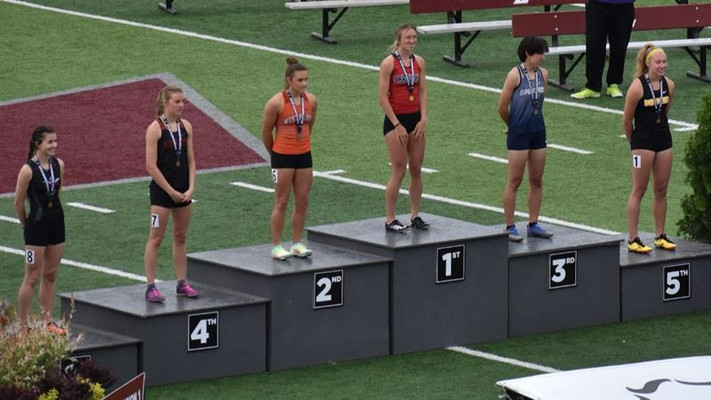 track podium